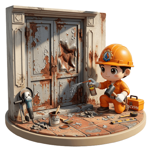 Bảo trì cửa sắt tận nhà