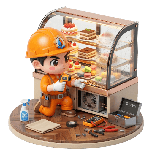 Bảo trì tủ bánh kem