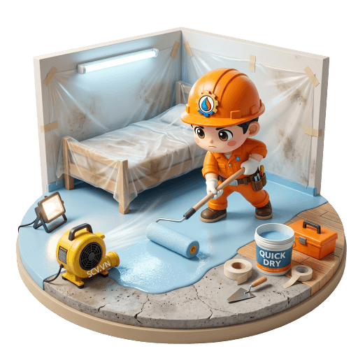 Chống Thấm Bằng Màng Khô Nhanh