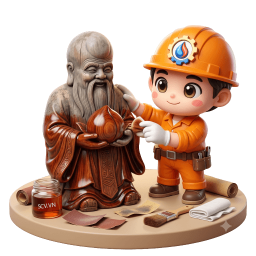 Đánh vecni đồ gỗ cũ