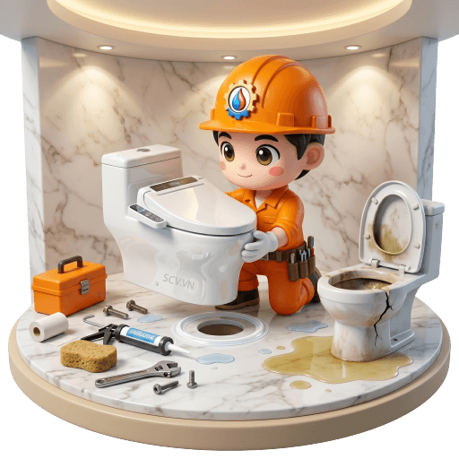 Lắp đặt bồn cầu tận nhà