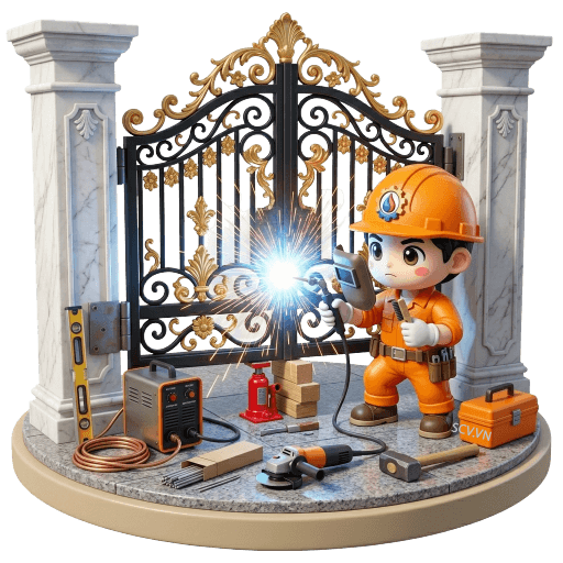 Lắp đặt cửa sắt tận nhà