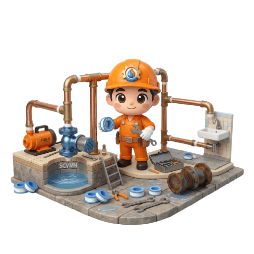 Lắp đặt luppe máy bơm