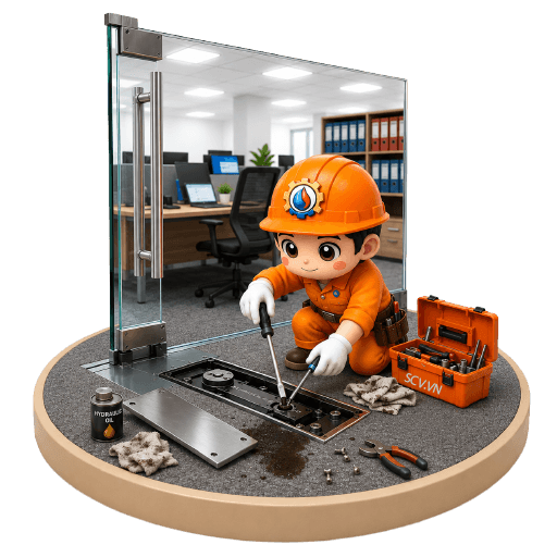 Sửa bản lề thủy lực