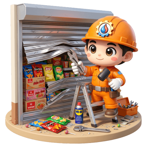 Sửa Cửa Cuốn Bị Lệch Ray