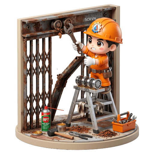 Sửa cửa sắt kéo