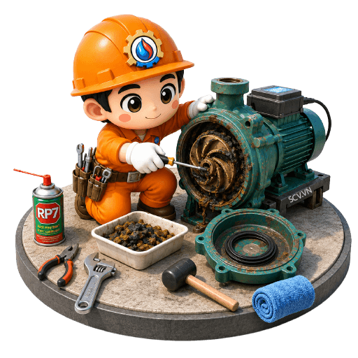 Sửa máy bơm không lên nước