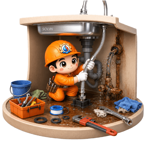 Thay dây cấp nước