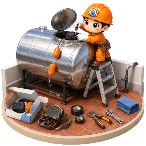Thay phao điện bồn nước