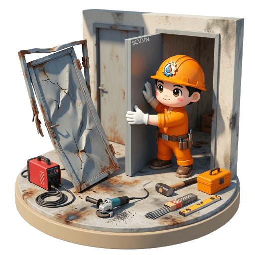 Thay thế cửa sắt tận nhà