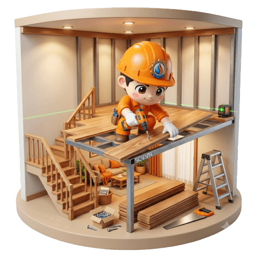 Thi Công Gác Lửng Gỗ Chung Cư