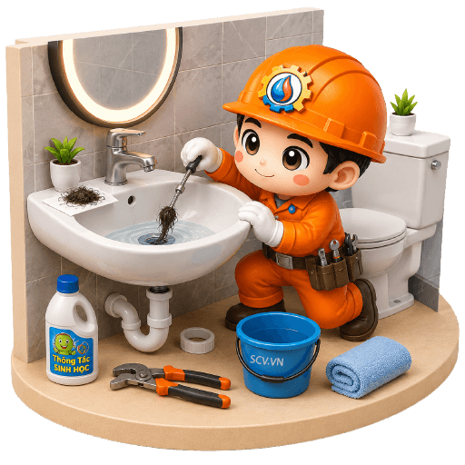Thông Lavabo Nghẹt