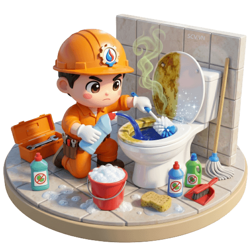 Vệ sinh bồn cầu tận nhà