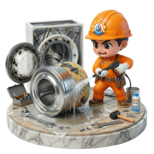 Vệ sinh máy giặt lồng ngang