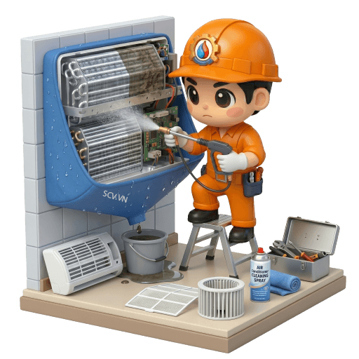 Vệ Sinh Máy Lạnh Treo Tường