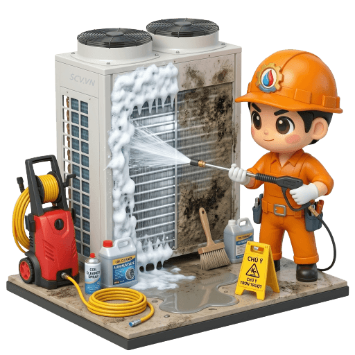 Vệ Sinh Máy Lạnh VRV / VRF