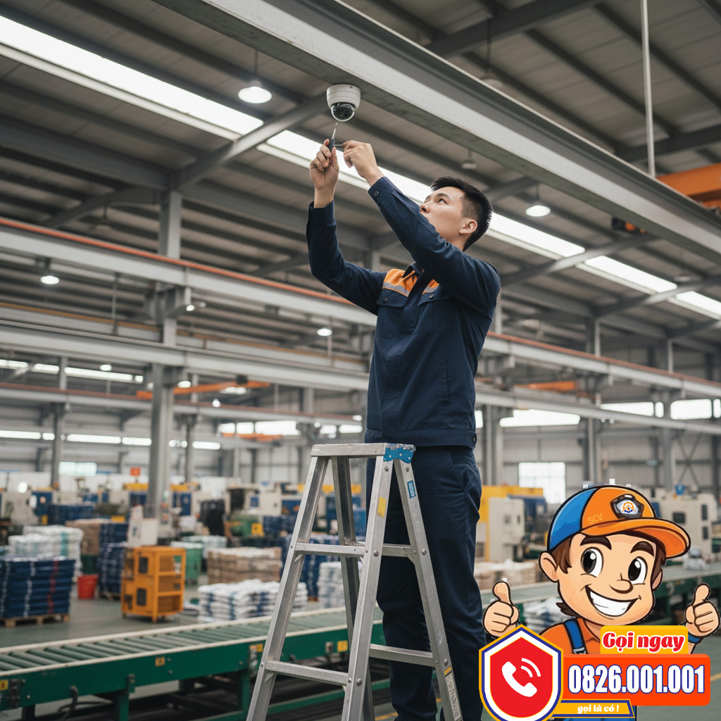 Lắp camera nhà xưởng TPHCM