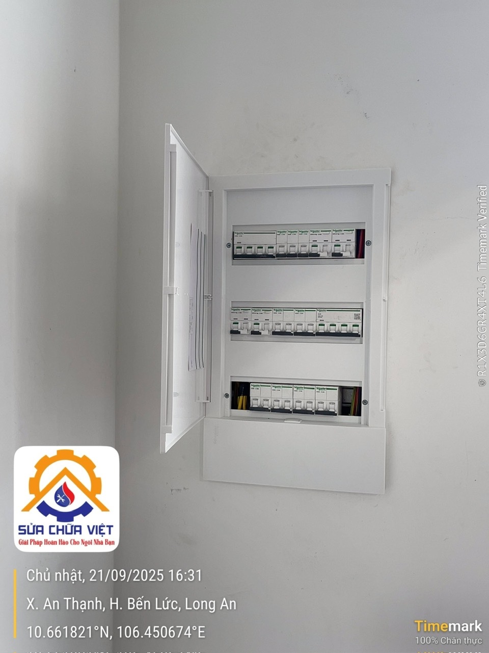 Công trình lắp đặt điện tại Đức Hòa, Long An